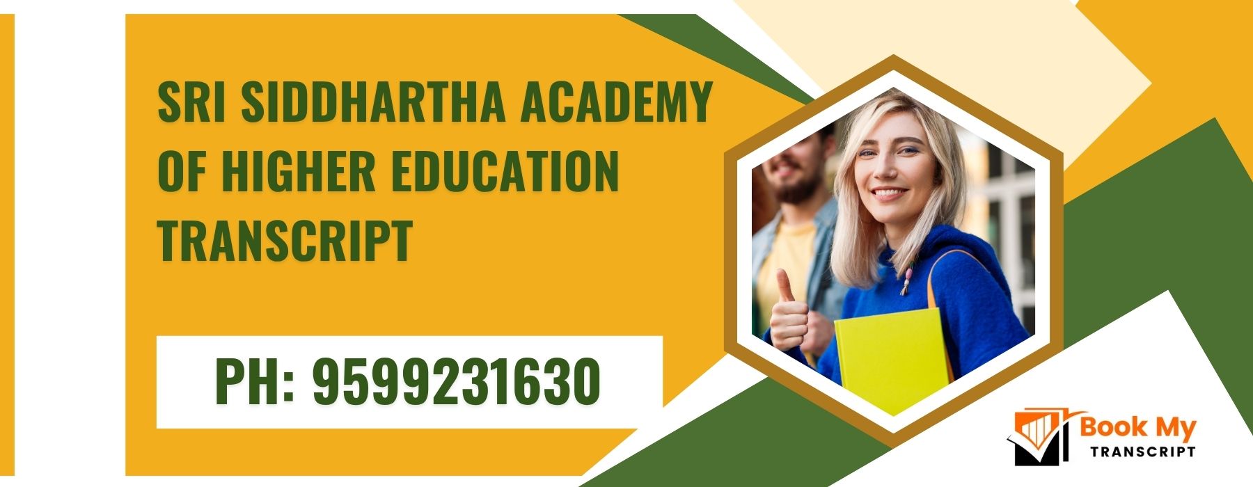 Sri Siddhartha Academy of Higher Education Transcript, Moi, Degree Certificate, 9599231630