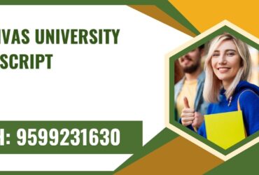 Srinivas University Transcript, Moi, Degree Certificate 9599231630