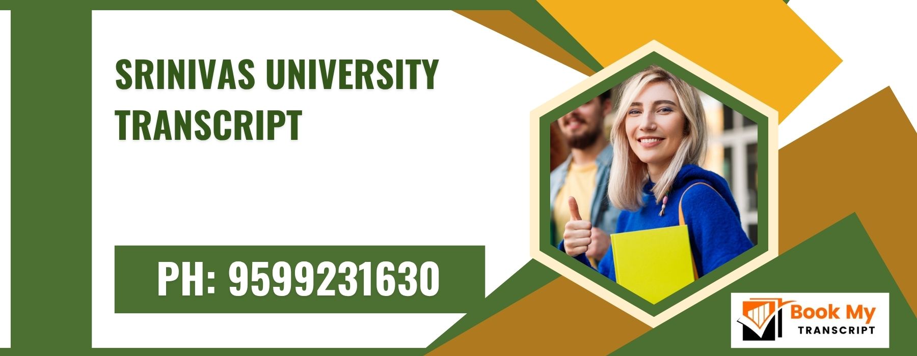 Srinivas University Transcript, Moi, Degree Certificate 9599231630