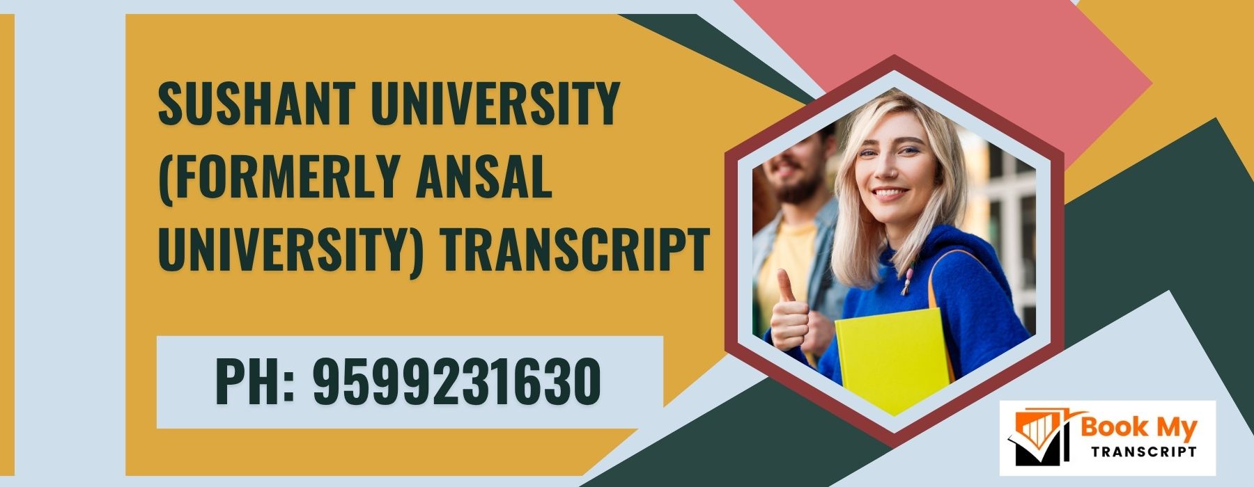 Sushant University (formerly Ansal University) Transcript, Moi, Degree Certificate, 9599231630