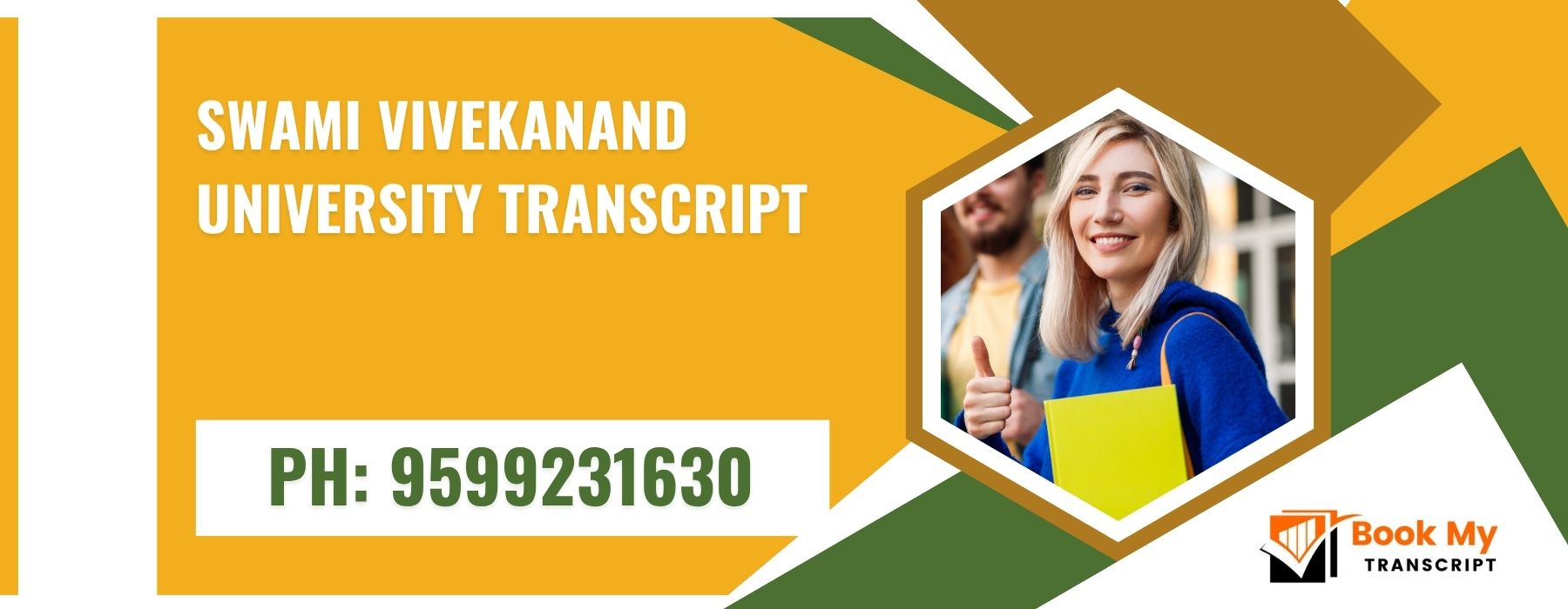 Swami Vivekanand University Transcript, Moi, Degree Certificate,  9599231630