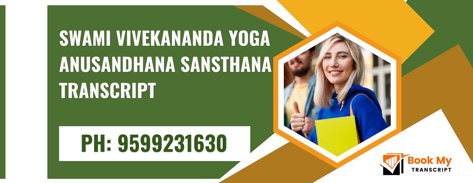 Swami Vivekananda Yoga Anusandhana Sansthana Transcript, Moi, Degree Certificate 9599231630