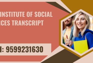 Tata Institute of Social Sciences Transcript, Moi, Degree Certificate 9599231630
