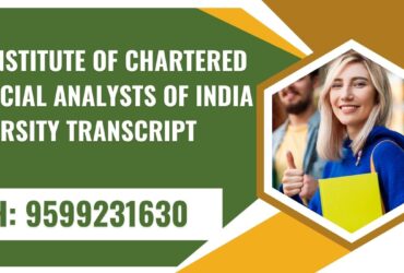 The Institute of Chartered Financial Analysts of India University Transcript, Moi, Degree Certificate,  9599231630