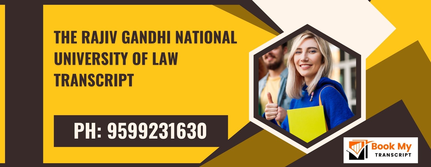 The Rajiv Gandhi National University of Law Transcript, Moi, Degree Certificate 9599231630