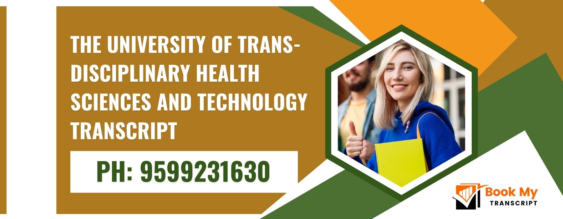 The University of Trans-disciplinary Health Sciences and Technology Transcript, Moi, Degree Certificate 9599231630