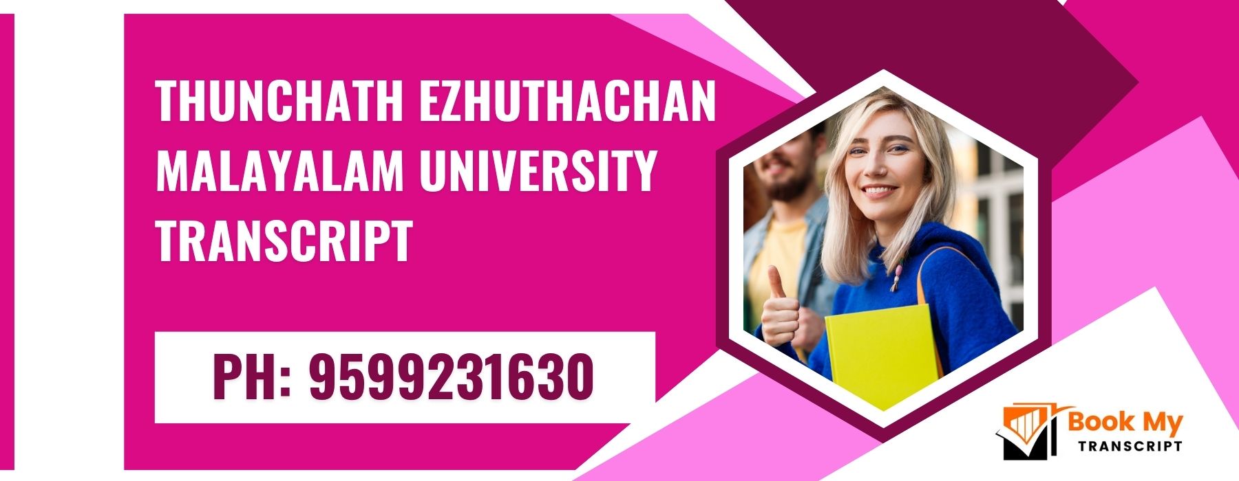 Thunchath Ezhuthachan Malayalam University Transcript, Moi, Degree Certificate 9599231630