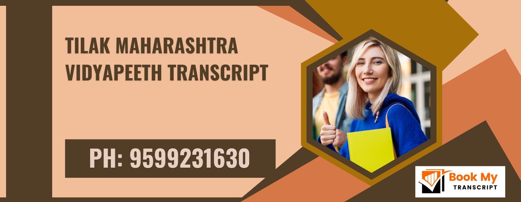 Tilak Maharashtra Vidyapeeth Transcript, Moi, Degree Certificate, 9599231630