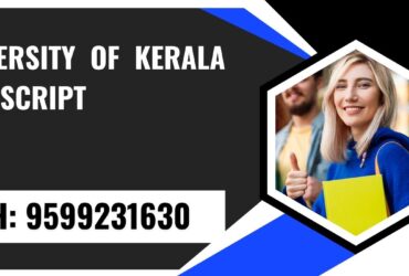 University of Kerala Transcript, Moi, Degree Certificate,  9599231630