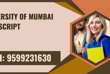 University of Mumbai Transcript, Moi, Degree Certificate,  9599231630