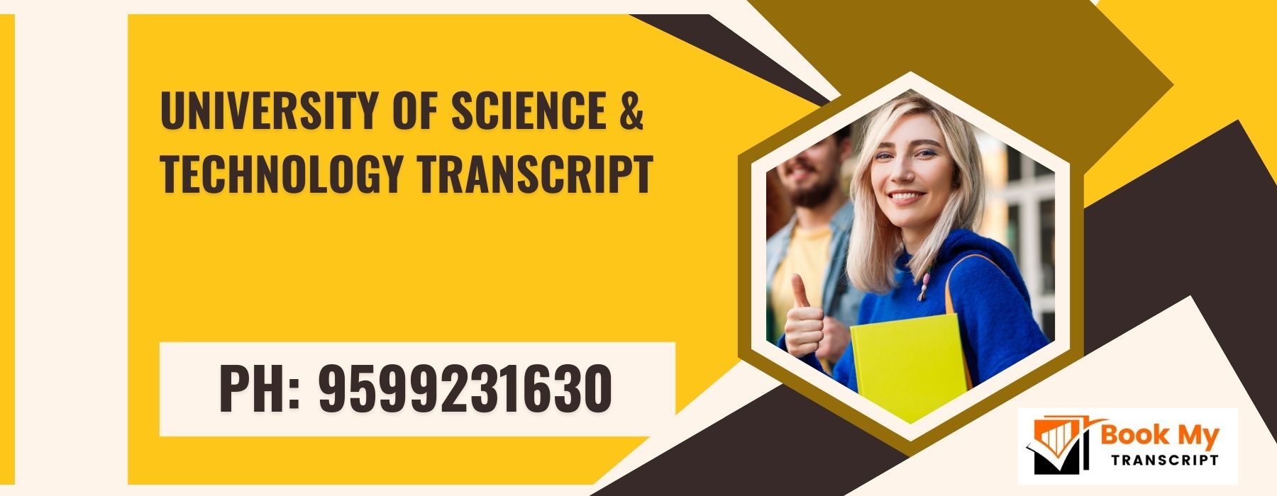 University of Science & Technology Transcript, Moi, Degree Certificate,  9599231630