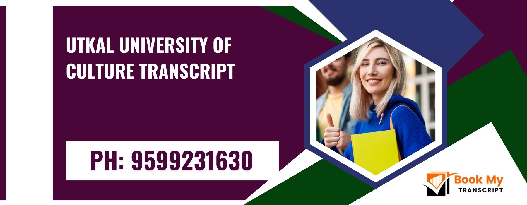Utkal University of Culture Transcript, Moi, Degree Certificate 9599231630