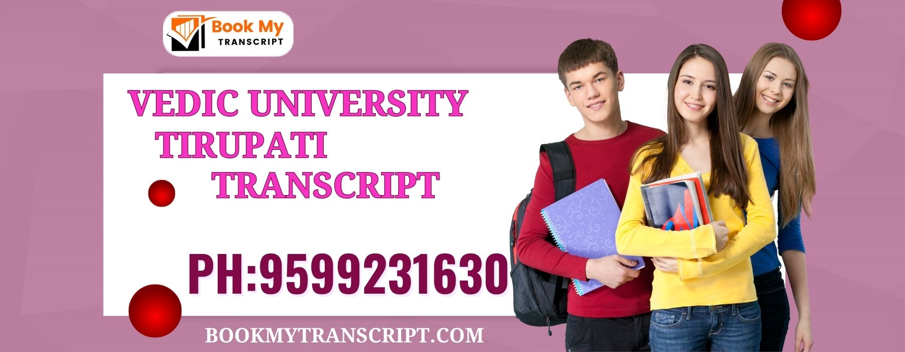 Vedic University Tirupati Transcript, Moi, Degree Certificate, Duplicate Marksheet, lor-9599231630