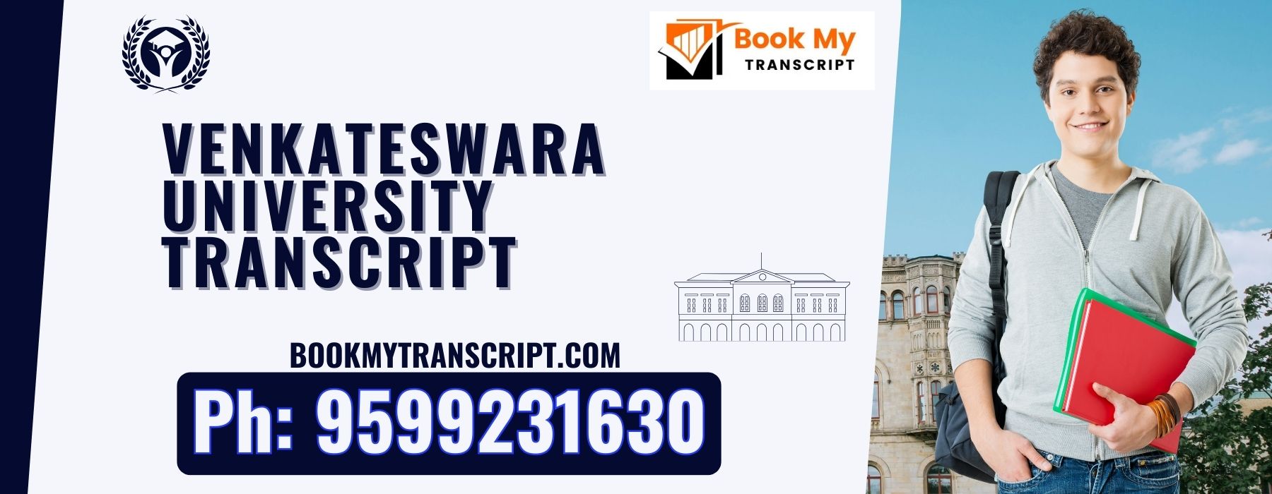 Venkateswara  University Transcript, Moi, Degree Certificate, Duplicate Marksheet, lor-9599231630