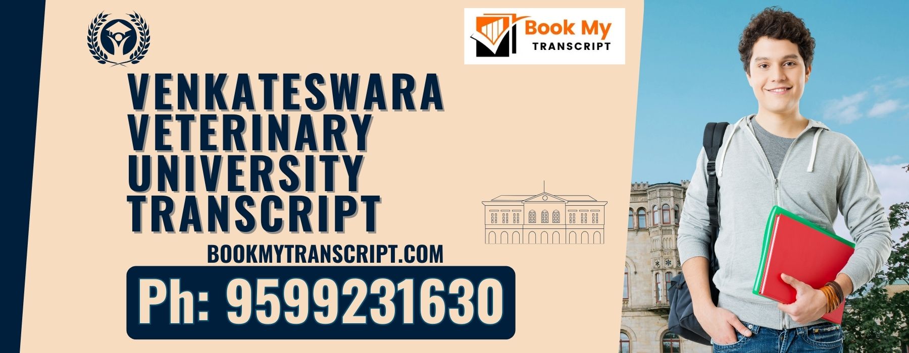 Venkateswara Veterinary University Transcript, Moi, Degree Certificate, Duplicate Marksheet, lor-9599231630