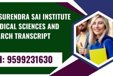 Veer Surendra Sai Institute of Medical Sciences and Research Transcript, Moi, Degree Certificat 9599231630