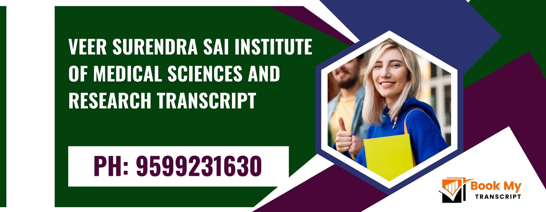 Veer Surendra Sai Institute of Medical Sciences and Research Transcript, Moi, Degree Certificat 9599231630