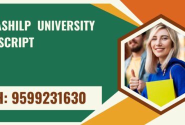 Vidyashilp University Transcript, Moi, Degree Certificate 9599231630