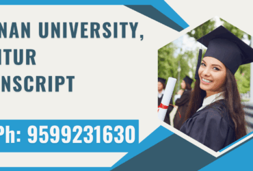 Vignan University, Guntur Transcript, Moi, Degree Certificate, Duplicate Marksheet, lor-9599231630