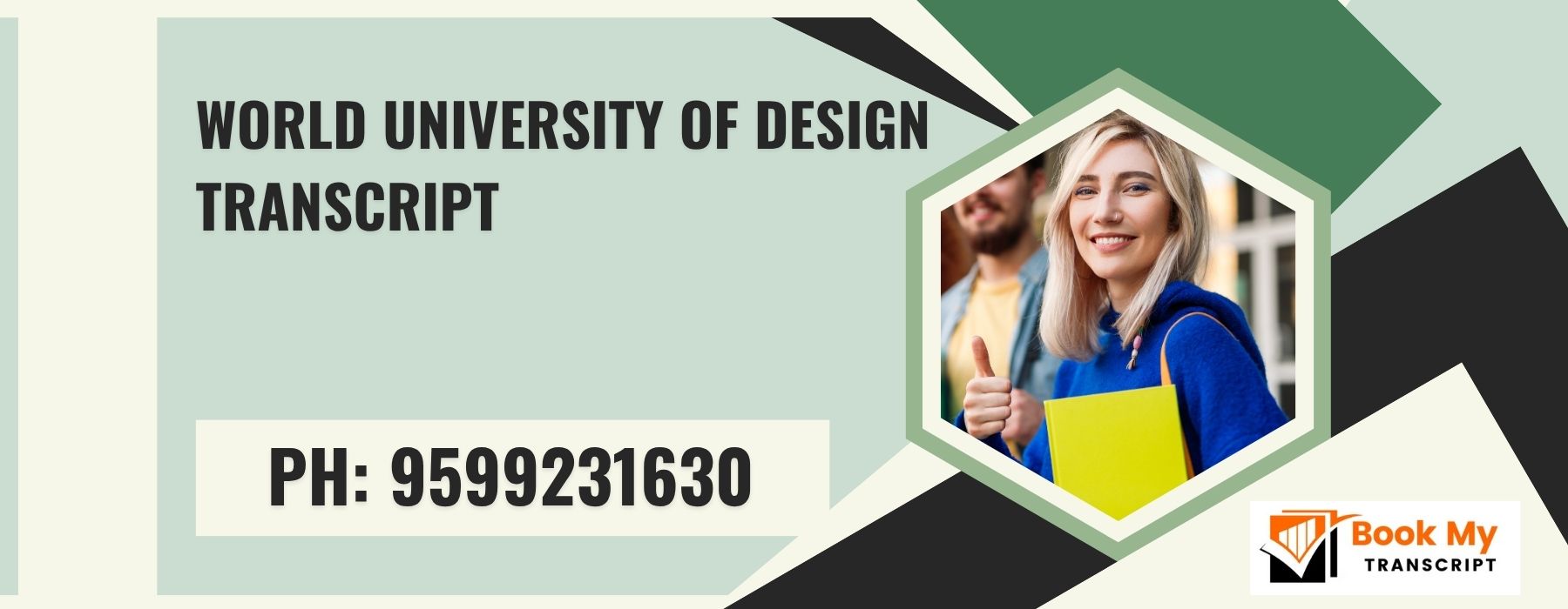 World University of Design Transcript, Moi, Degree Certificate 9599231630