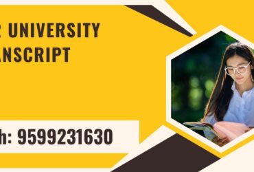 Ysr University Transcript, Moi, Degree Certificate, Duplicate Marksheet, lor-9599231630