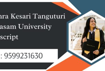 Andhra Kesari Tanguturi Prakasam University Transcript, Moi, Degree Certificate, Duplicate Marksheet, lor-9599231630