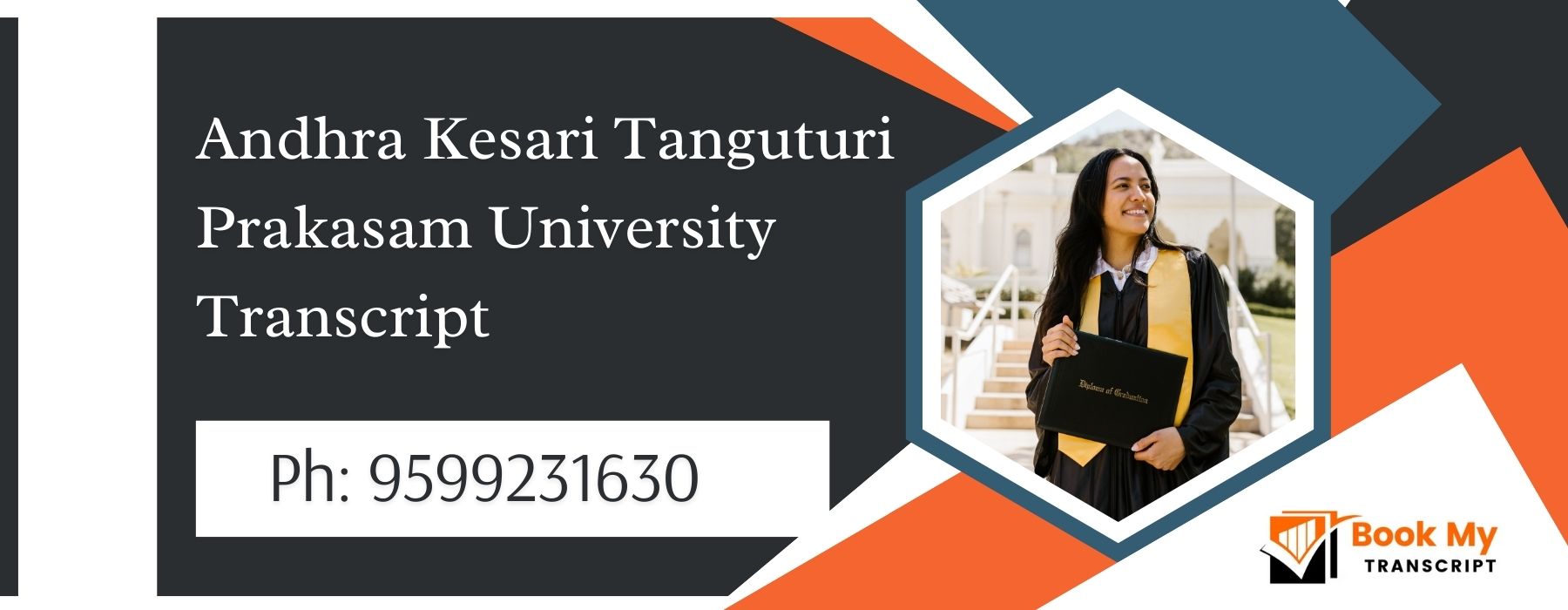 Andhra Kesari Tanguturi Prakasam University Transcript, Moi, Degree Certificate, Duplicate Marksheet, lor-9599231630