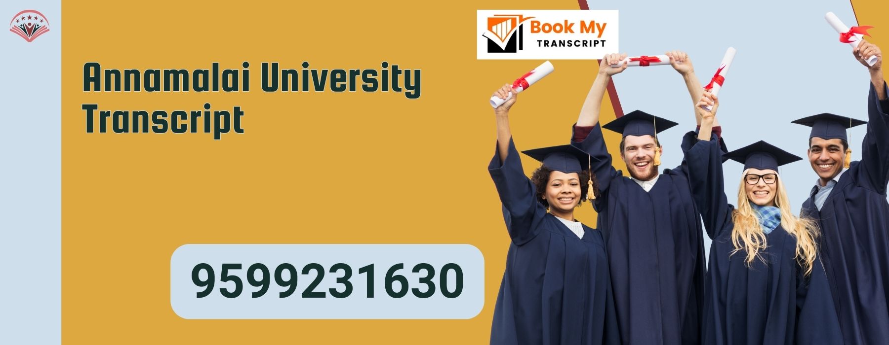 Annamalai University Transcript, Moi, Degree Certificate 9599231630