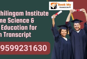 Avinashilingam Institute for Home Science & Higher Education for Women Transcript, Moi, Degree Certificate, 9599231630