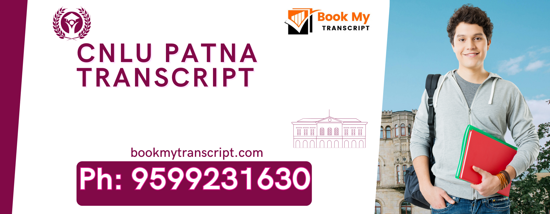 Cnlu Patna Transcript, Moi, Degree Certificate, Duplicate Marksheet, lor-9599231630