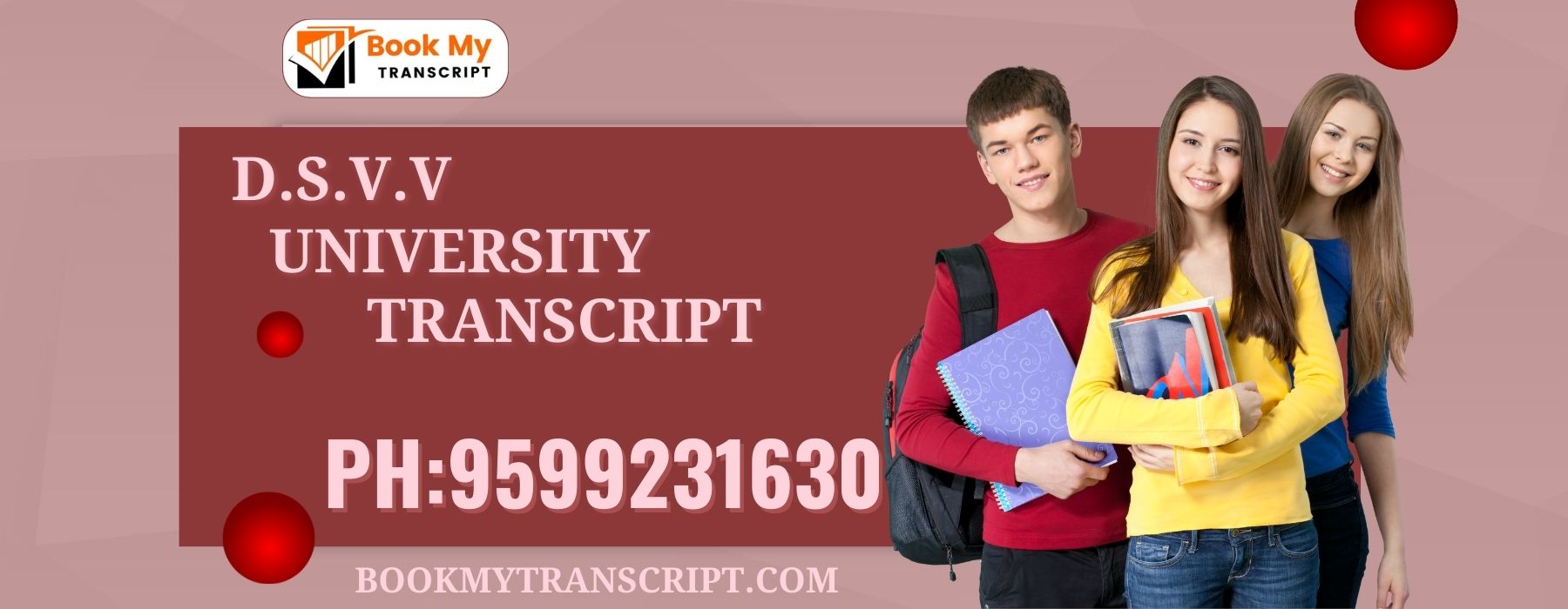 D.s.v.v University Transcript, Moi, Degree Certificate, Duplicate Marksheet, lor-9599231630