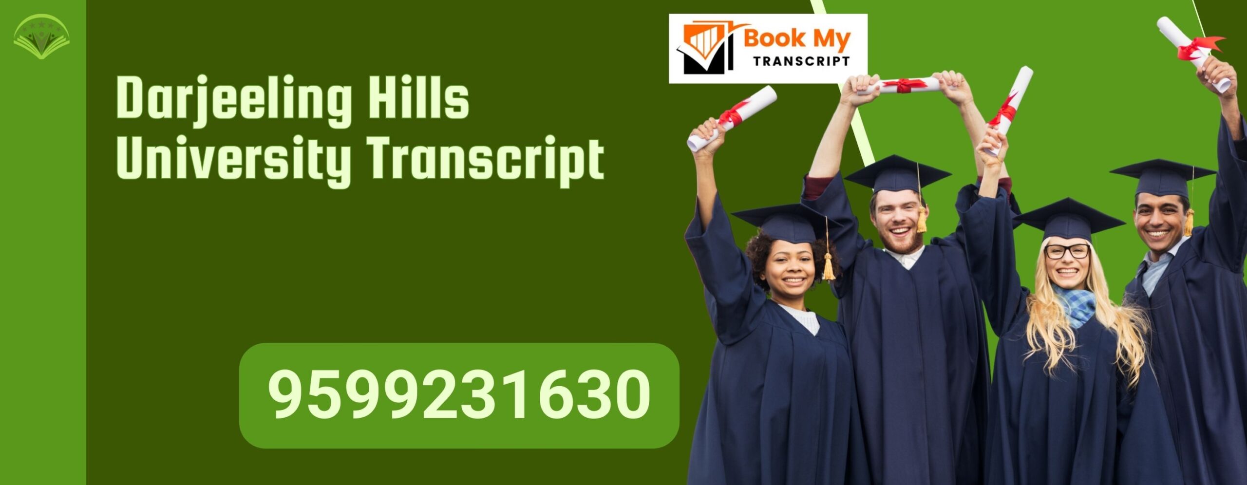 Darjeeling Hills University Transcript, Moi, Degree Certificate, 9599231630
