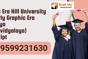 Graphic Era Hill University (formerly Graphic Era Parvatiya Vishwavidalaya) Transcript, Moi, Degree Certificate, 9599231630