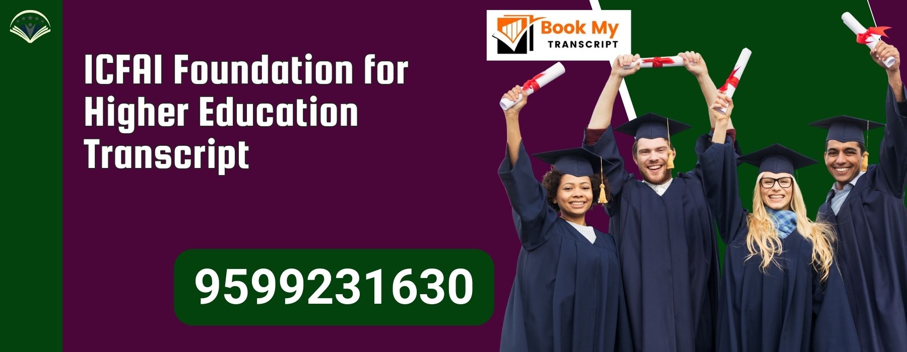 Icfai Foundation for Higher Education Transcript, Moi, Degree Certificate, 9599231630