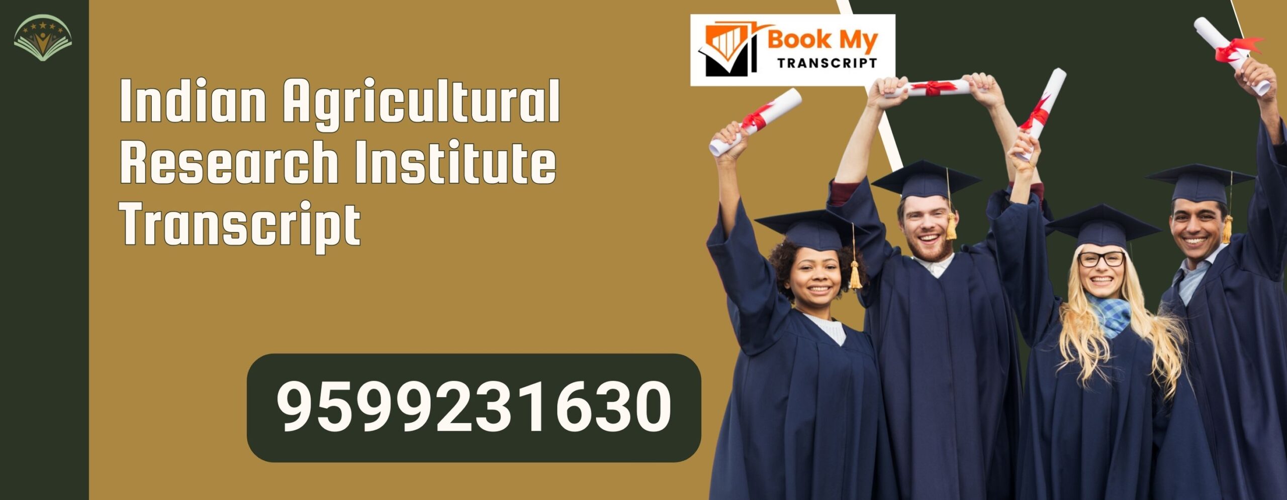 Indian Agricultural Research Institute Transcript, Moi, Degree Certificate 9599231630