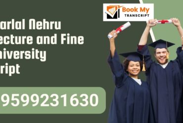 Jawaharlal Nehru Architecture and Fine Arts University Transcript, Moi, Degree Certificate, 9599231630
