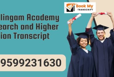 Kalasalingam Academy of Research and Higher Education Transcript, Moi, Degree Certificate, 9599231630