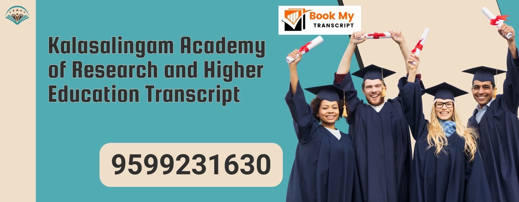 Kalasalingam Academy of Research and Higher Education Transcript, Moi, Degree Certificate, 9599231630