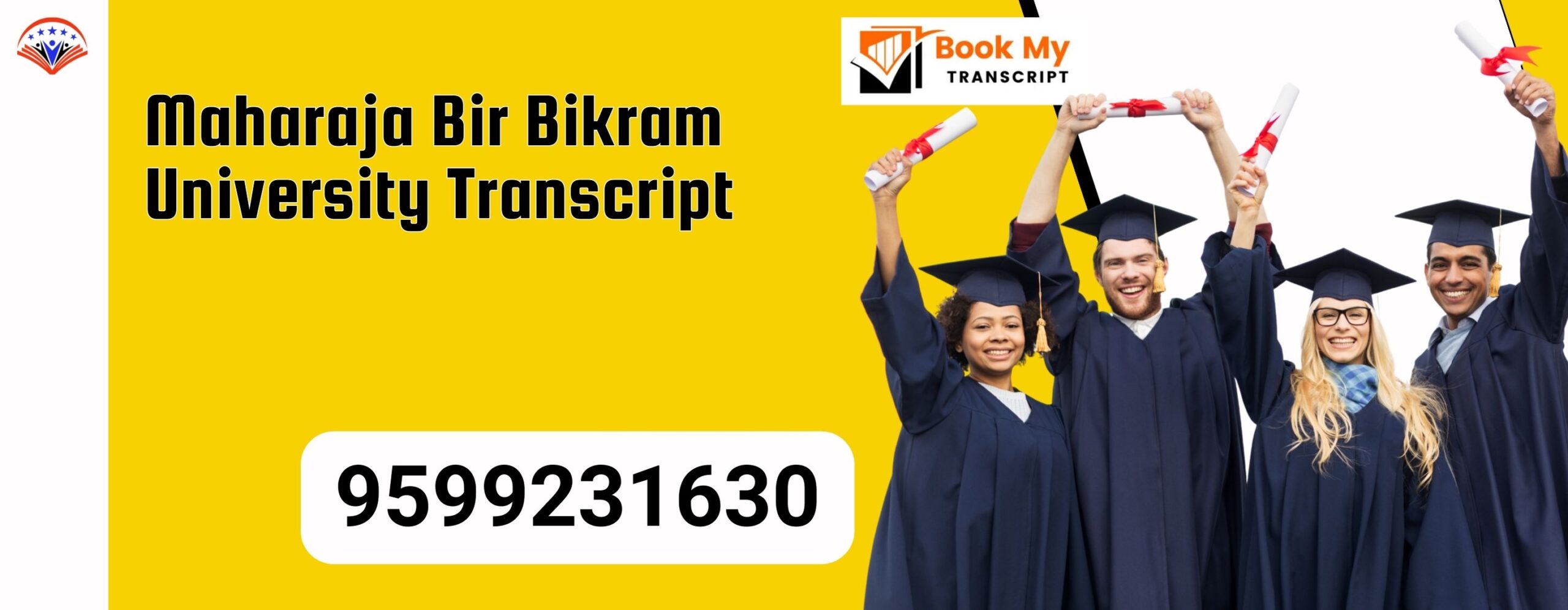 Maharaja Bir Bikram University Transcript, Moi, Degree Certificate, 9599231630