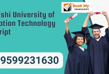 Maharishi University of Information Technology Transcript, Moi, Degree Certificate 9599231630