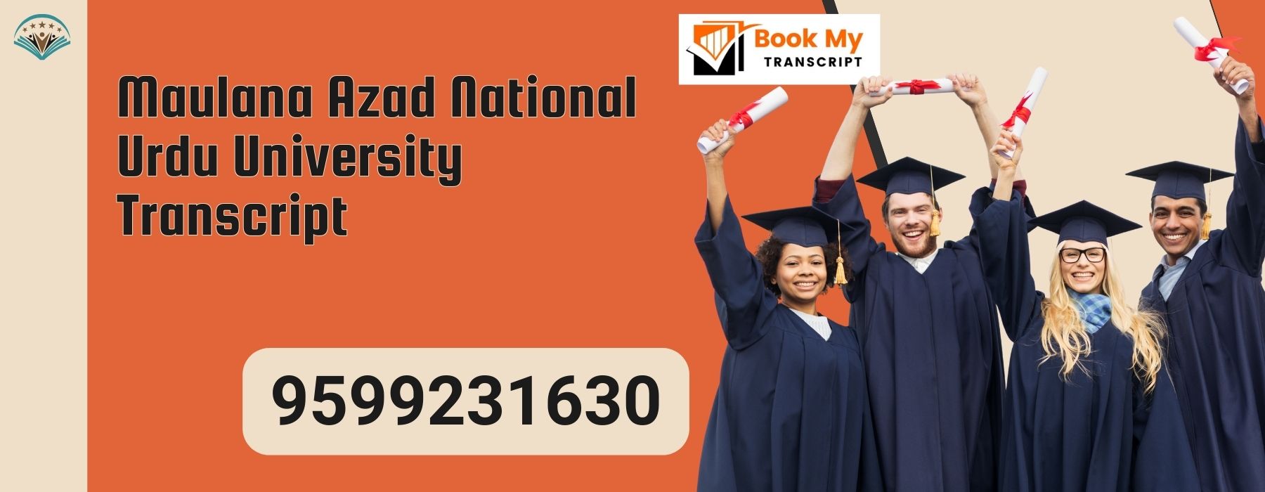 Maulana Azad National Urdu University Transcript, Moi, Degree Certificate, 9599231630