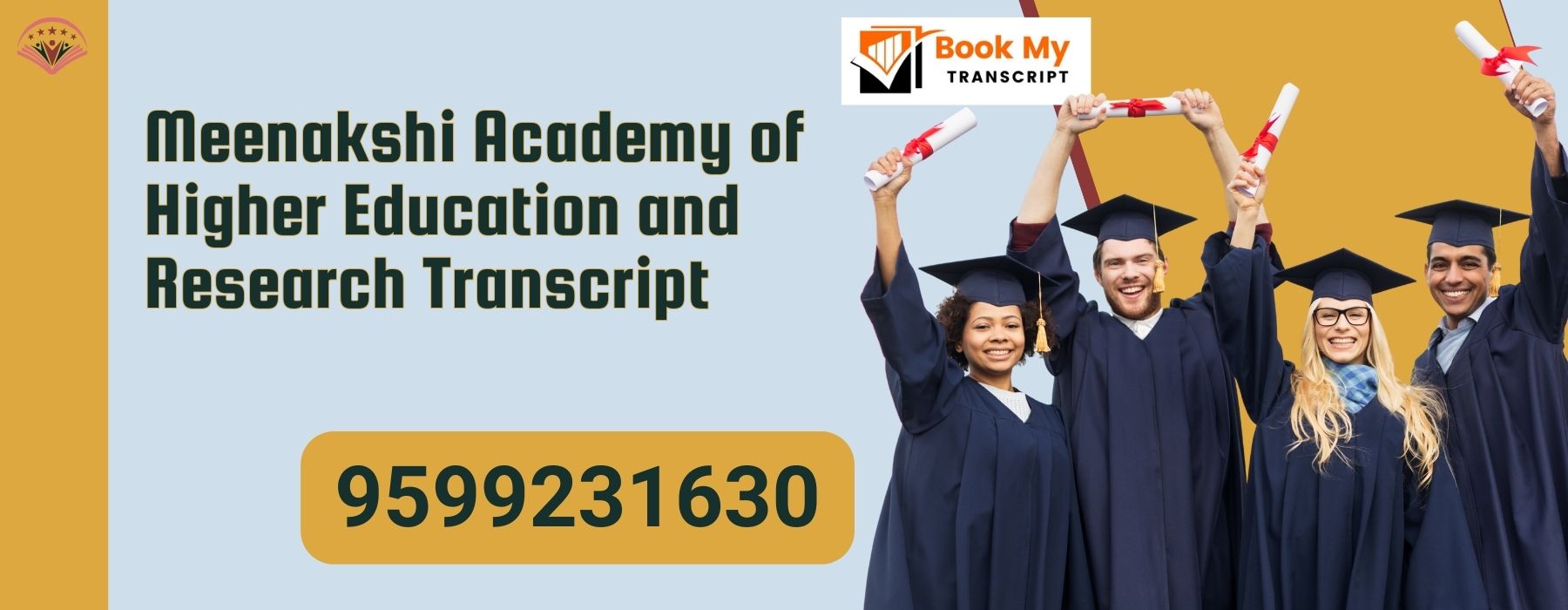 Meenakshi Academy of Higher Education and Research Transcript, Moi, Degree Certificate 9599231630