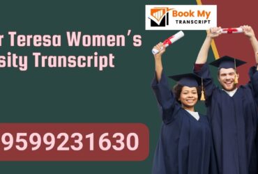 Mother Teresa Women’s University Transcript, Moi, Degree Certificate, 9599231630