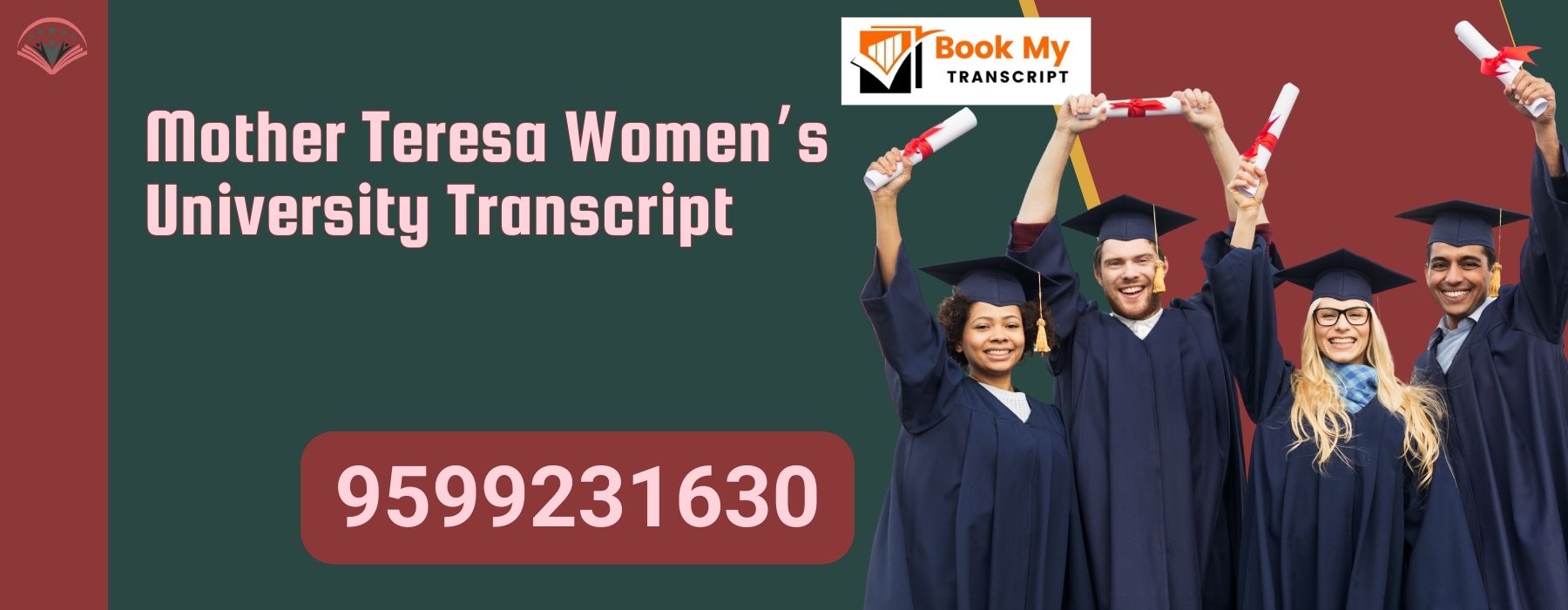 Mother Teresa Women’s University Transcript, Moi, Degree Certificate, 9599231630