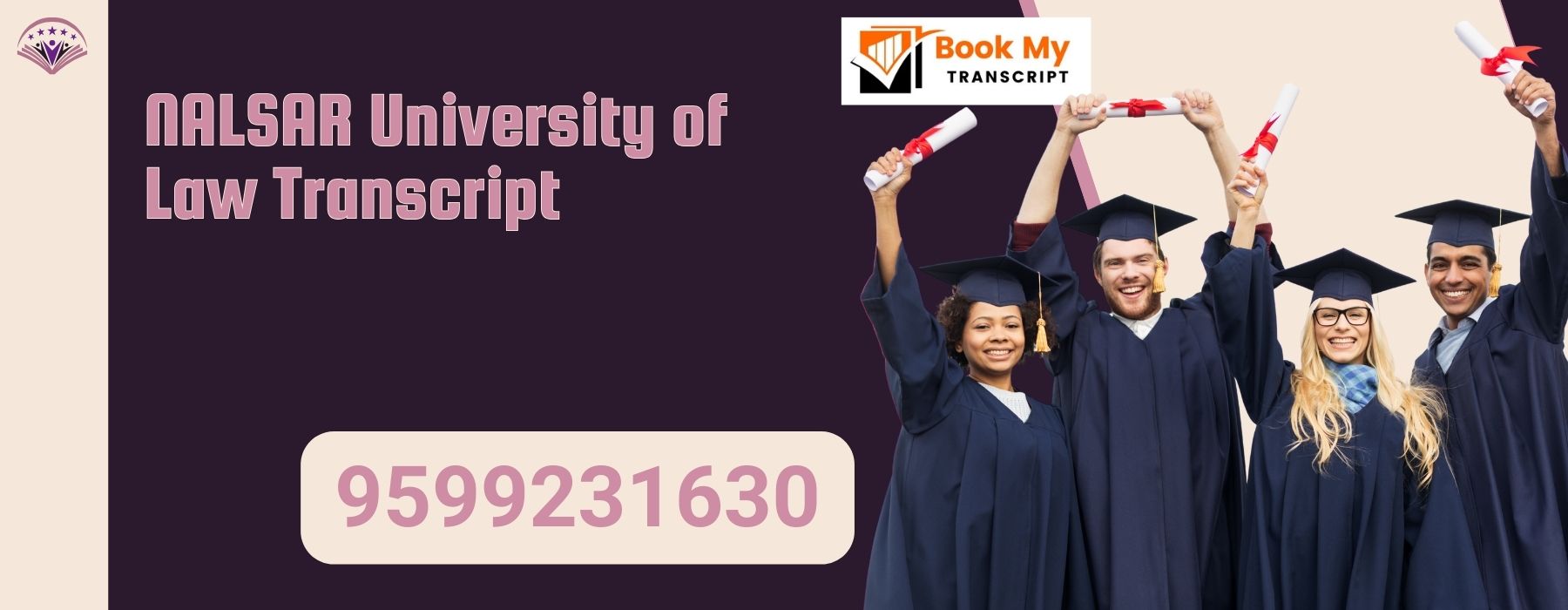 Nalsar University of Law Transcript, Moi, Degree Certificate 9599231630