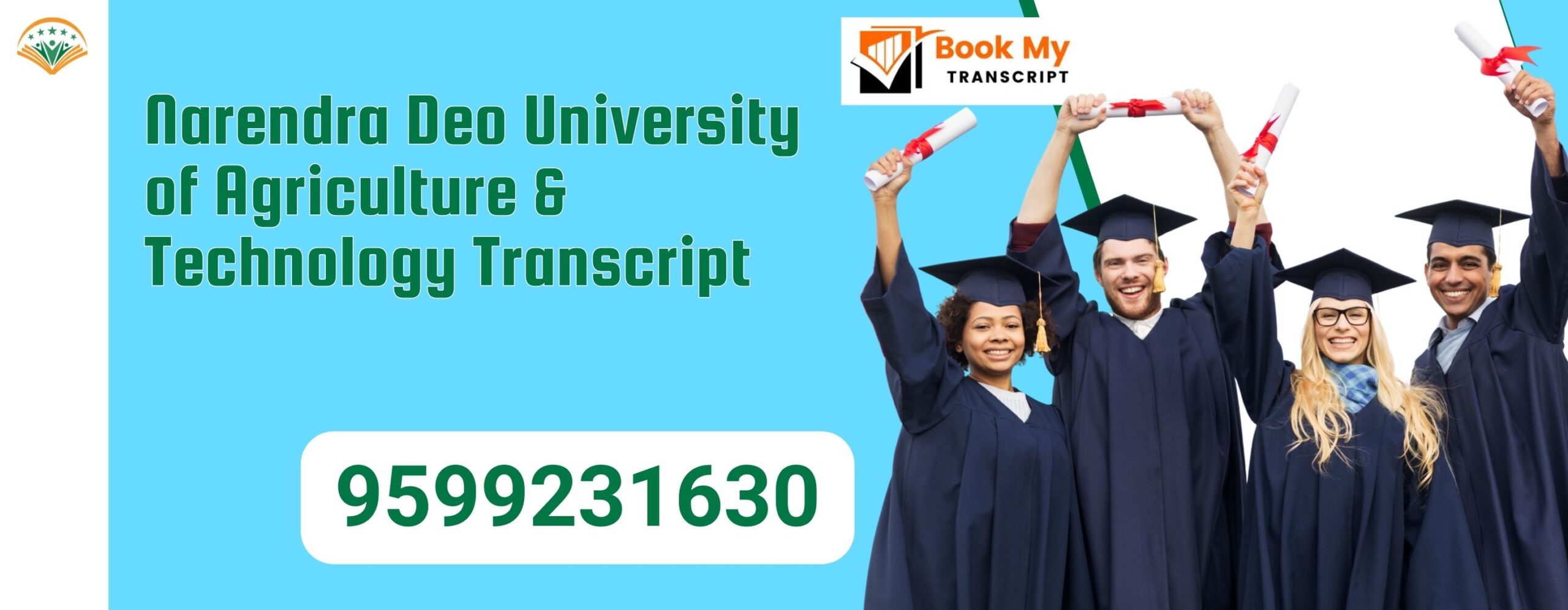 Narendra Deo University of Agriculture & Technology Transcript, Moi, Degree Certificate 9599231630