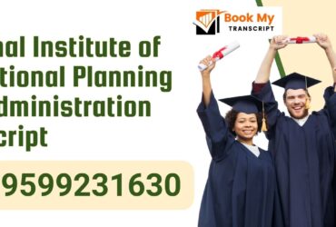 National Institute of Educational Planning and Administration Transcript, 9599231630