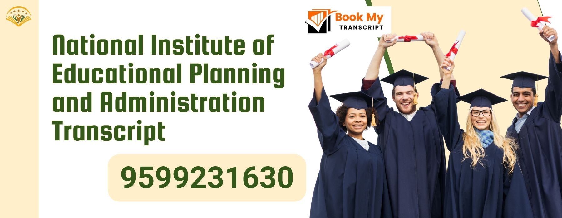 National Institute of Educational Planning and Administration Transcript, 9599231630