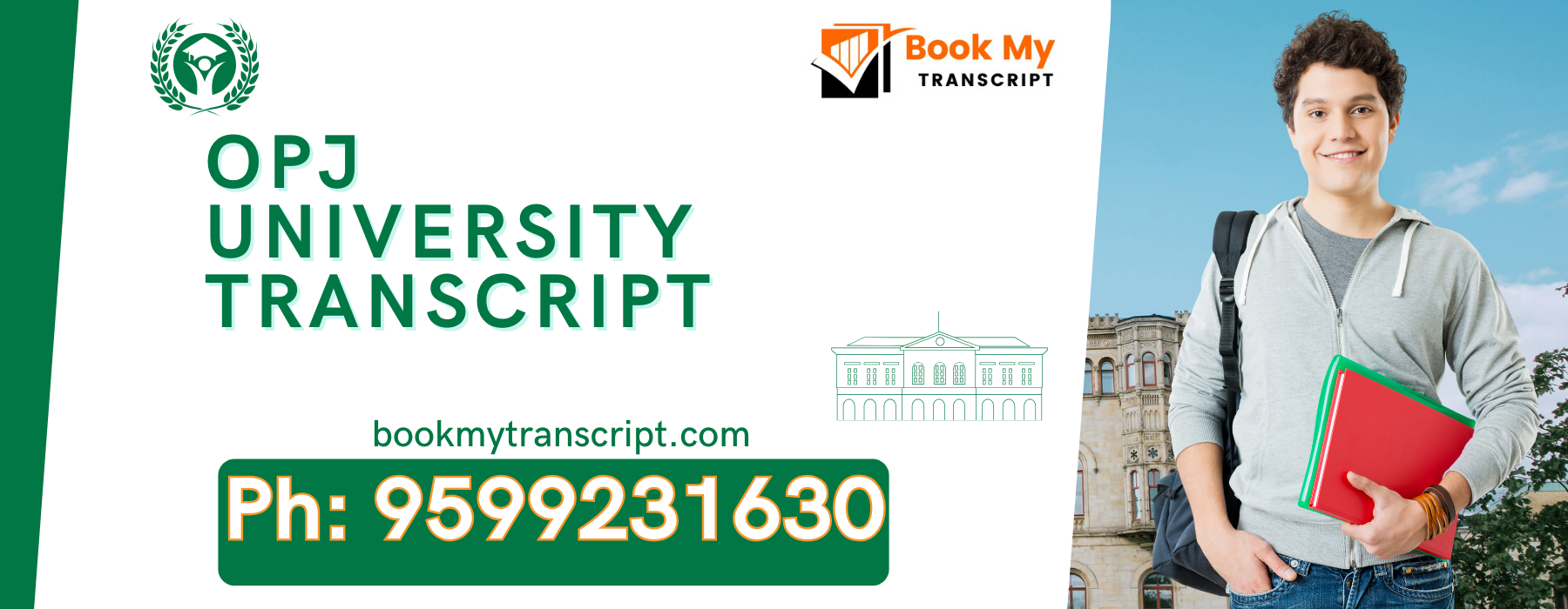 Opju Transcript, Moi, Degree Certificate, Duplicate Marksheet, lor-9599231630