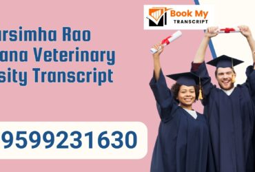 P.v. Narsimha Rao Telangana Veterinary University Transcript, Moi, Degree Certificate, 9599231630